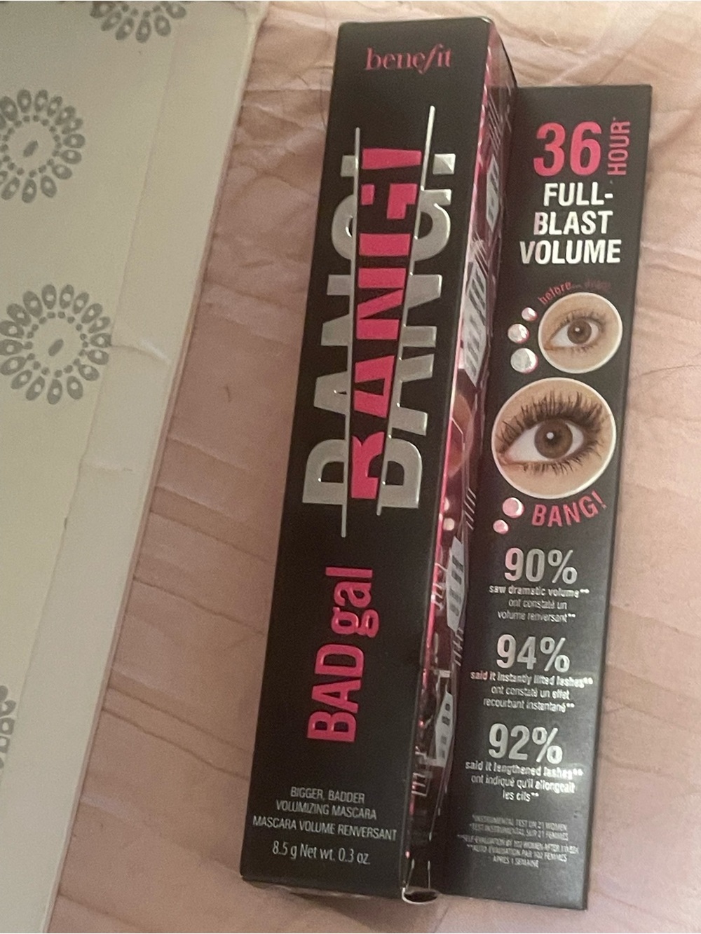 Benefit BADgal Bang! Volumizing Mascara Boxed Set — Black and Pink Accents